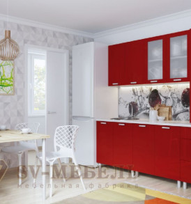 Кухня «Модерн» Шкаф  Витрина со стеклом ШГ800c  Н360