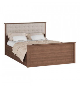 Спальня «Ричард» Кровать с мягким изголовьем 1,4м  РКР-2 (Цена указана без основания)