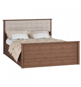 Спальня «Ричард» Кровать с мягким изголовьем 1,6м  РКР-2 (Цена указана без основания)
